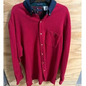 Vintage Men's Bugle Boy Shirt XXL Dadcore 90s Style Collar Button Up